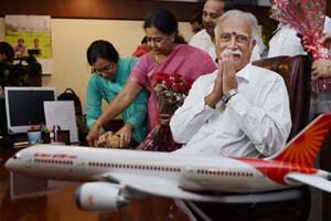 Civil aviation minister Ashok Gajapati Raju