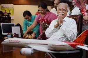 Civil aviation minister Ashok Gajapati Raju