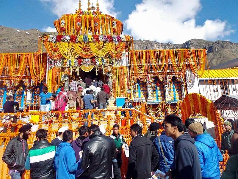 Badrinath temple doors