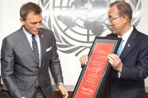 James Bond, james bond 007, Daniel Craig, daniel craig james bond, un landmines resolutions, un ban on landmines, UN, landmines, explosive remnants of war, UN Secretary General, Ban Ki moon, ban ki moon un, United Nations Global Advocate for the Elimination of Mines James Bond, james bond 007, Daniel Craig, daniel craig james bond, un landmines resolutions, un ban on landmines, UN, landmines, explosive remnants of war, UN Secretary General, Ban Ki moon, ban ki moon un, United Nations Global Advocate for the Elimination of Mines