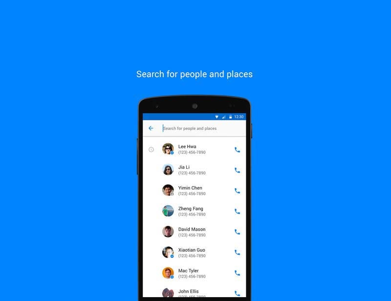 Facebook voice calling app Hello