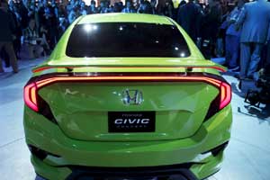 honda, Honda Civic concept, Honda Civic concept car, New York International Auto Show 2015, Honda Civic concept Images, Honda Civic concept Pictures, Honda Civic concept Photos, cars