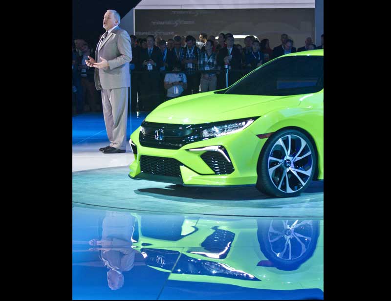 honda,Honda Civic concept, Honda Civic concept car, New York International Auto Show 2015, New York Auto Show 2015, New York Auto Fair 2015, Honda Civic concept Images,Honda Civic concept Pictures, Honda Civic concept Photos, cars