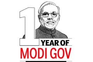 one year of modi govt
