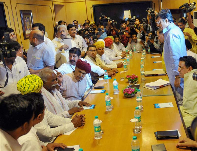 gujjars stir indian railway