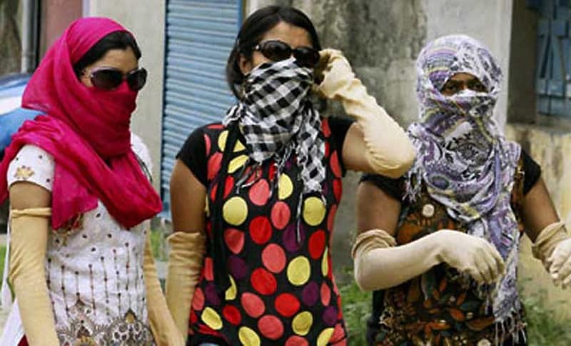 Delhi heat