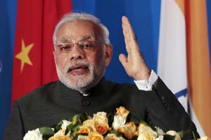 Narendra Modi on land bill