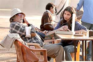 Deepika Padukone and Amitabh Bachchan Piku