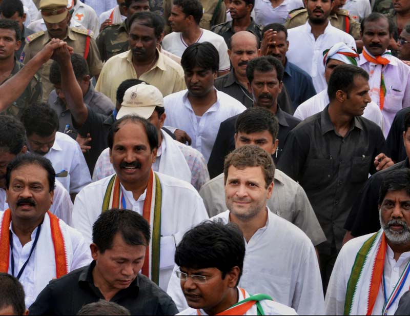 Rahul Gandhi in telangana