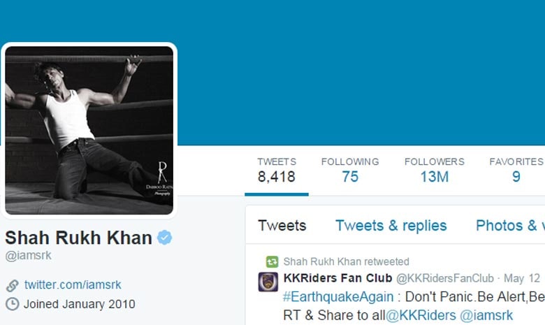 Shahrukh Khan twitter