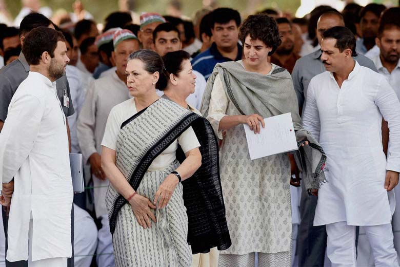 Sonia Gandhi and Rahul Gandhi