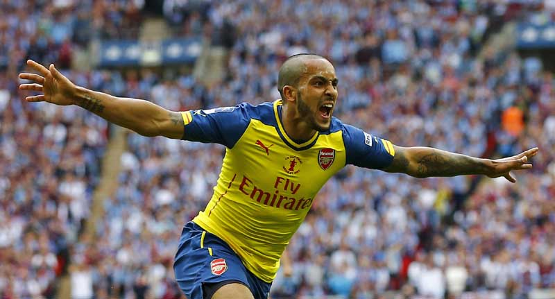 Theo Walcott FA cup 2015