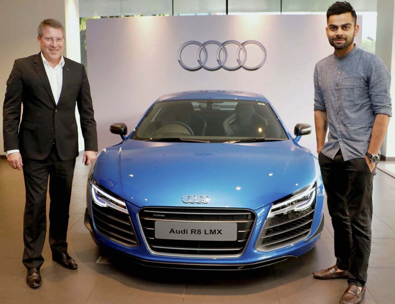 Virat Kohli, audi car
