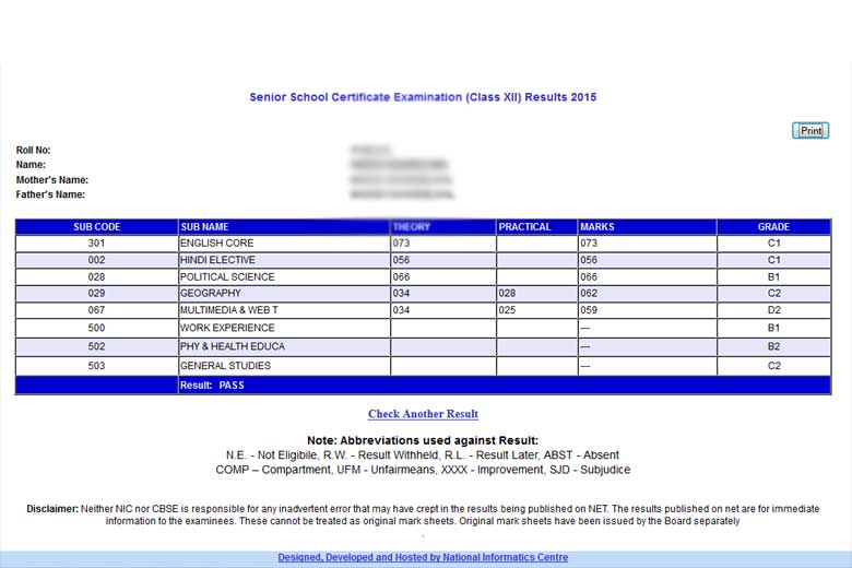 CBSE class 10 result 2015