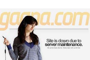 gaana.com website