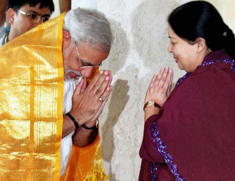 narendra modi jayalalithaa
