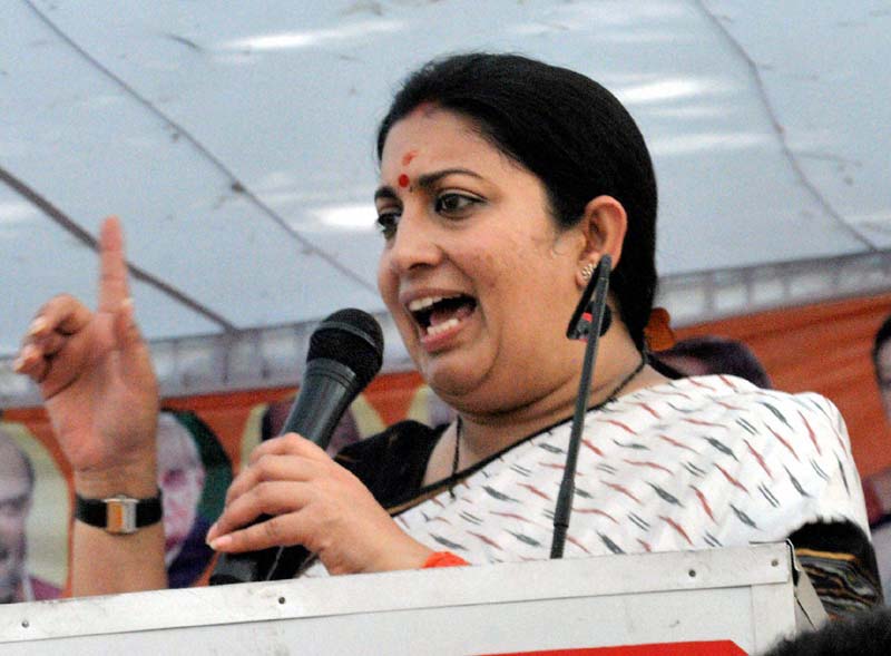 smriti irani row