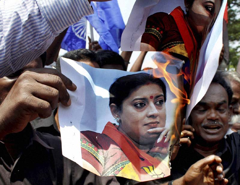 Smriti Irani educational qualifications row
