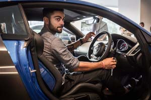 virat kohli R8 LMX AUDI