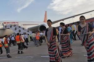 Air India air hostess molested by male counterpart