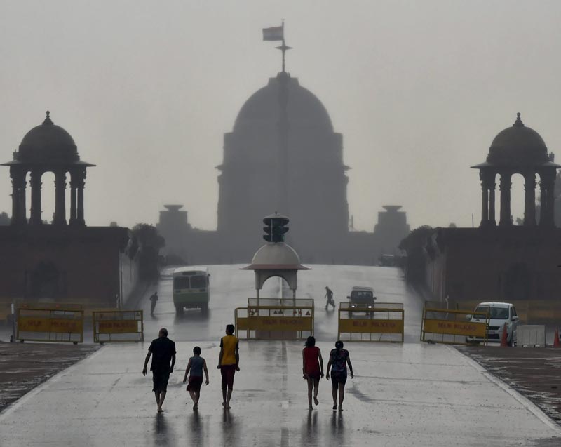 Delhi rain