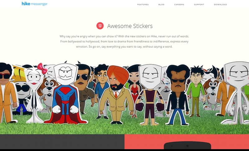 hike messanger features