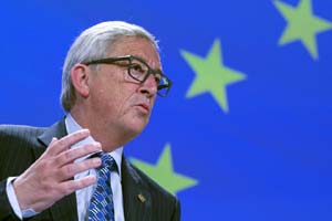 Juncker, Greece debt crisis