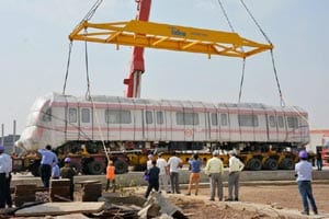 Delhi Metro gets its first driver less train from Korea