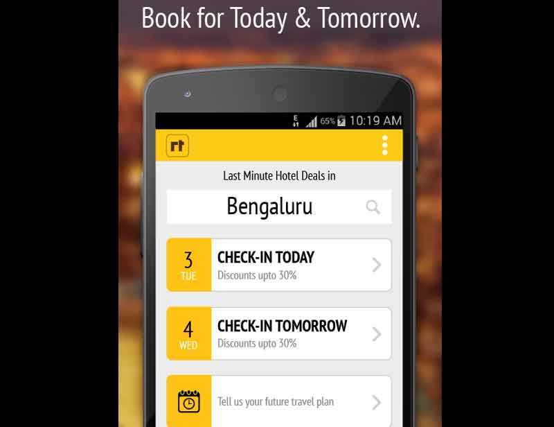 Hotel booking app RoomsTonite and Uber cabs have joined hands in India and are offering travellers free first ride worth Rs 450.