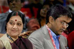 sushma swaraj and lalit modi