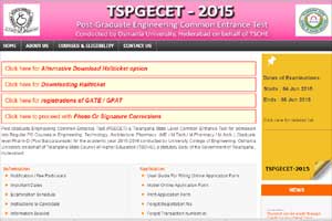 TS PGECET exam result 2015