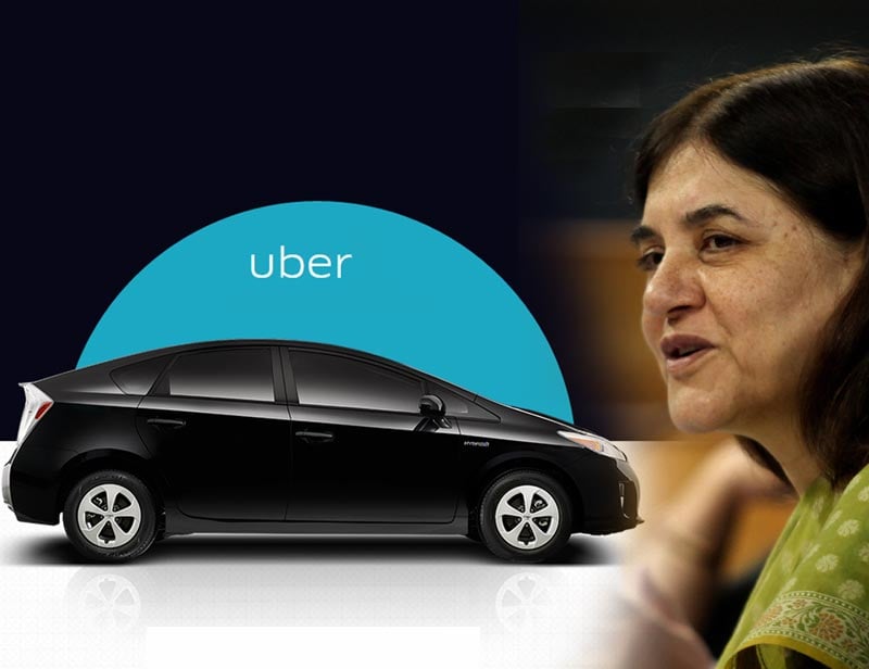 Uber cab case, Maneka Gandhi