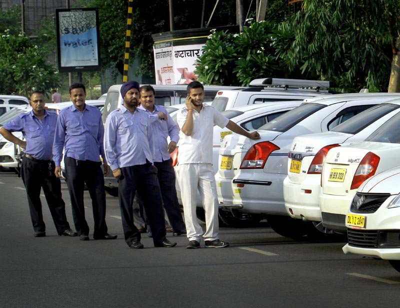 2. Applications of the three taxi aggregators were rejected for not filing undertakings stating they were complying with a ban imposed on them. The three operators had filed the applications under the modified Radio Taxi Scheme introduced five months ago. Uber, Ola Cabs and TaxiForSure were asked by authorities to give a affidavit since March this year, stating that they are complying with the ban order imposed on them in December last year, but they have not done it till date. (Express photo by Ravi Kanojia)</br><br><strong>Read full story:</strong> <a href="https://www.financialexpress.com/article/industry/companies/appy-drivers-earn-up-to-rs-1-lakh-per-month/80533/" target="_blank"><strong>Uber and Ola drivers earn up to Rs 1 lakh per month</strong></a>
