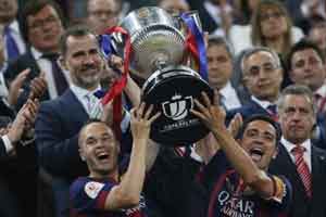 Barcelona midfielder Xavi