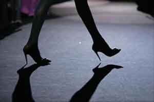 high heels ankle muscles