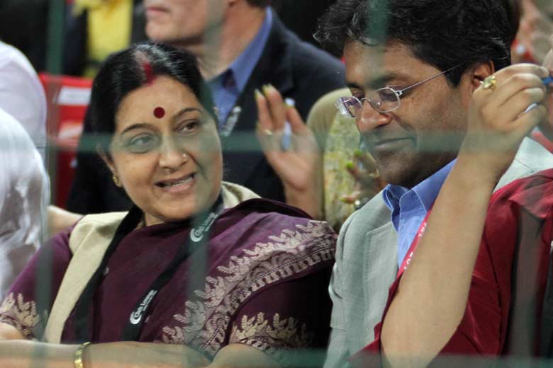 lalit modi, sushma swaraj
