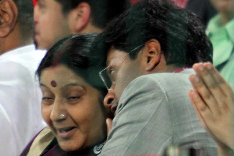 sushma swaraj lalit modi