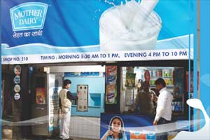 Mother Dairy sells about 35 lakh litres per day, of which 30 lakh litres is in Delhi-NCR. It has about 800 milk booths and nearly 400 stores in the national capital region.