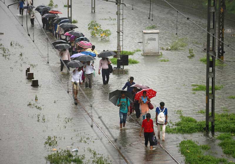 Heavy rains in Mumbai