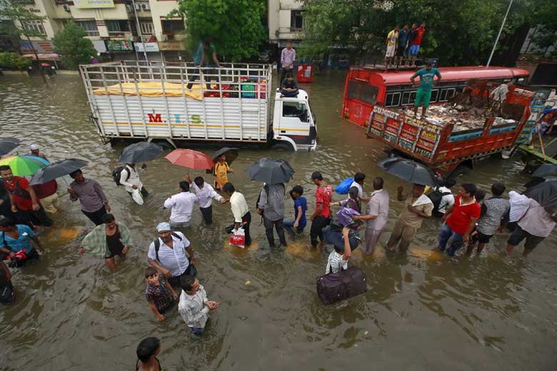 Heavy rains in Mumbai