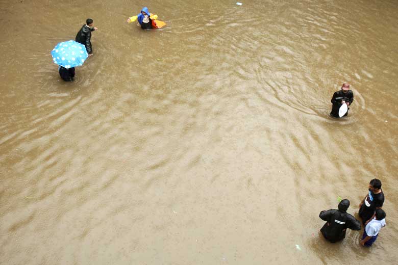 Heavy rains in Mumbai
