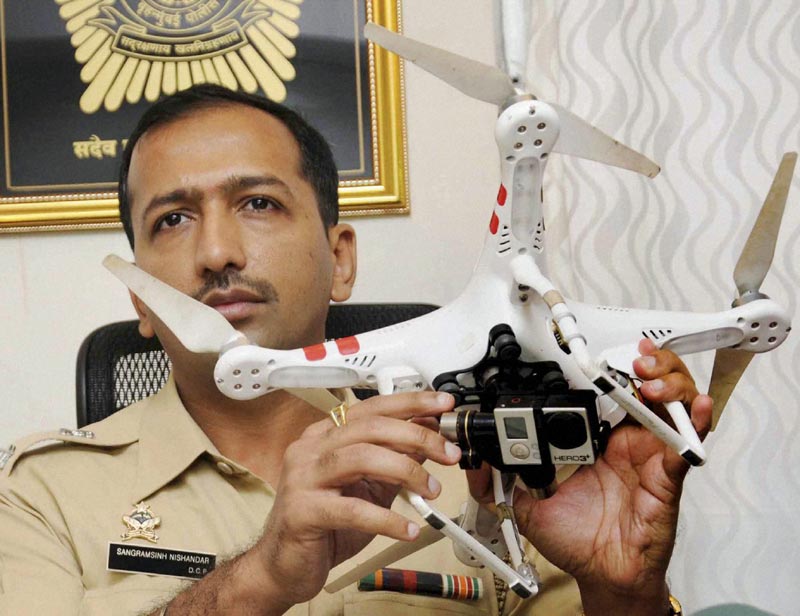 Drone that flew around Bhabha Atomic Research Centre