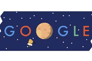 New Horizons Pluto flyby Google doodle