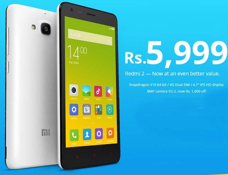 Redmi 2 price