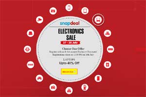 Snapdeal electronics sale
