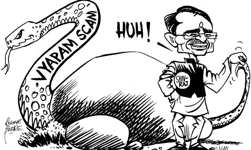 Opposition Congress has questioned Madhya Pradesh Chief Minister Shivraj Singh Chouhan’s statements claiming credit for initiating probe into Vyapam scam, and alleged that he tried to “cover up” the scandal for many years.