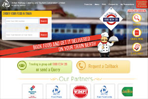 Corporate clientele located in Delhi, Noida and Gurgaon are also customers of the IRCTC kitchen.