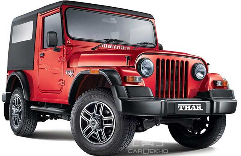 Mahindra & Mahindra Thar facelift