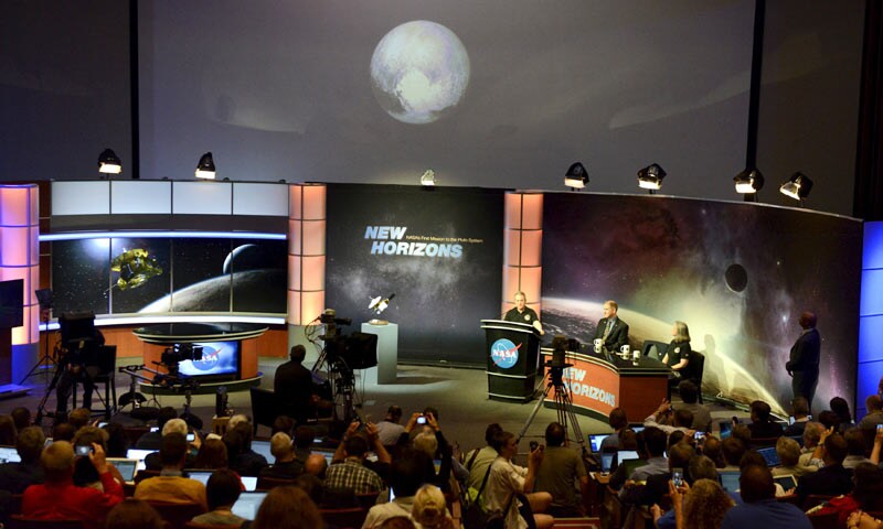 Pluto in historic flyby