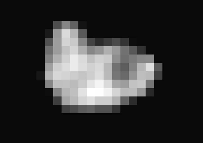 Pluto in historic flyby